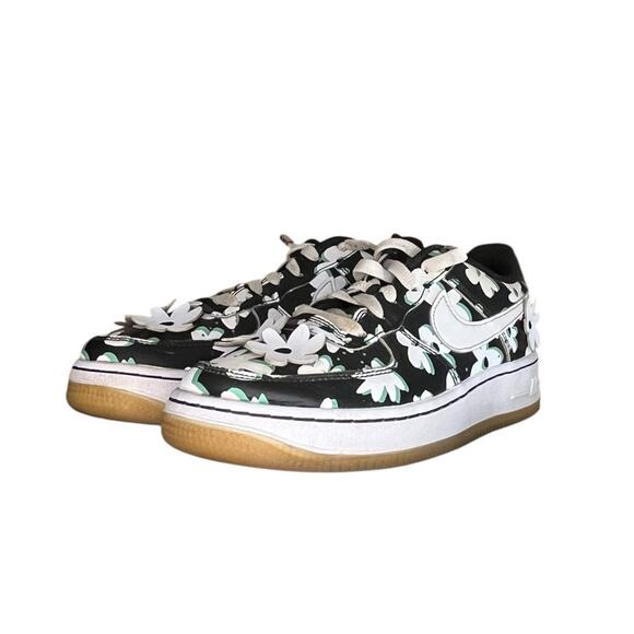***SOLD*** Nike Air Force 1 Low LV8 'Flowers' Sneakers Shoes Size 5Y - Picture 2 of 5
